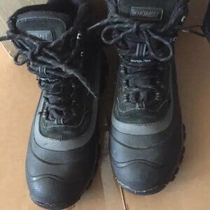 KHOMBU Men Waterproof Winter Fleet Hiking Boots Siz 9 Grey/Black
